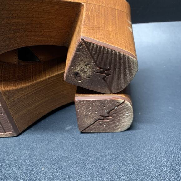 White Mountain Footbed Platform Strap Back Heels Brown Women’s Size 8.5 - Picture 10 of 10